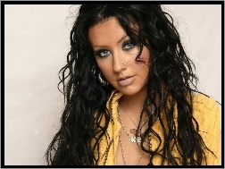 Christina Aguilera, kręcone, długie, włosy